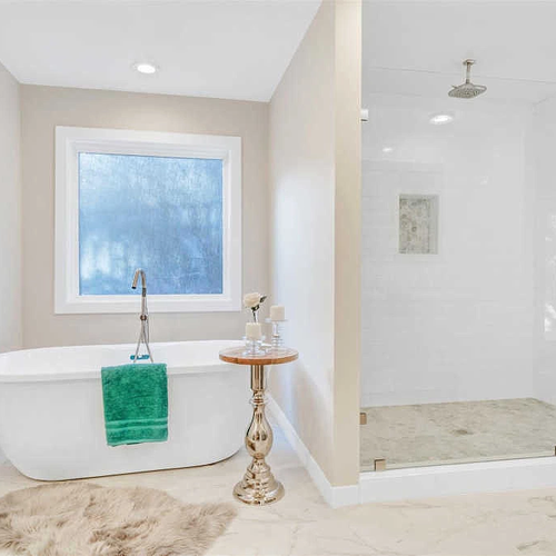 Brookdale -White Vena on floor