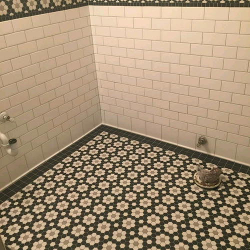 Jennifer Little Bathroom Custom tile